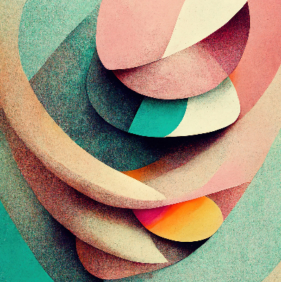 Rolgordijn voor het raam Abstractie