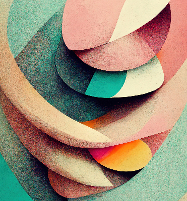 Rolgordijn voor het raam Abstractie