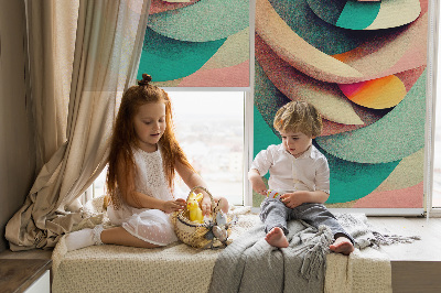 Rolgordijn voor het raam Abstractie