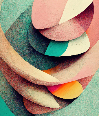 Rolgordijn voor het raam Abstractie