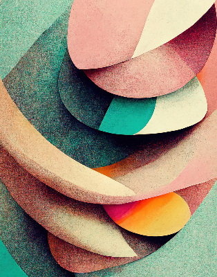 Rolgordijn voor het raam Abstractie