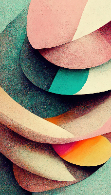 Rolgordijn voor het raam Abstractie