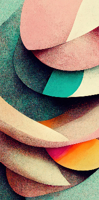 Rolgordijn voor het raam Abstractie