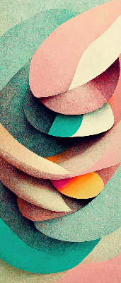 Rolgordijn voor het raam Abstractie