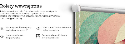 Rolgordijn voor het raam Abstractie