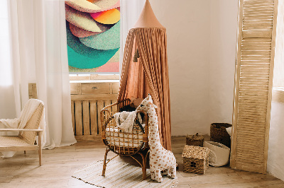 Rolgordijn voor het raam Abstractie