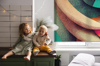 Rolgordijn voor het raam Abstractie