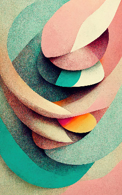 Rolgordijn voor het raam Abstractie