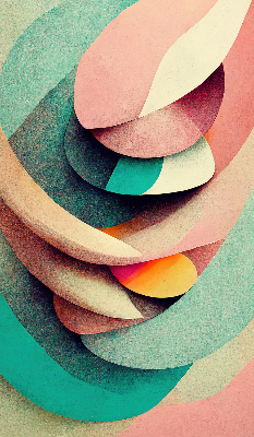 Rolgordijn voor het raam Abstractie