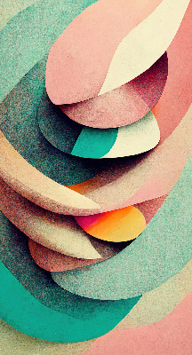 Rolgordijn voor het raam Abstractie