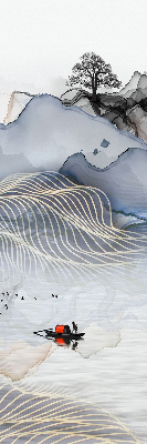 Rolgordijn verduisterend Vage bergen