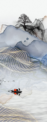 Rolgordijn verduisterend Vage bergen