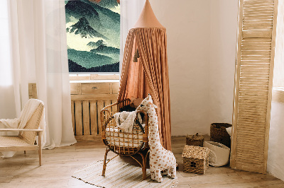 Rolgordijn verduisterend Bergen in de mist