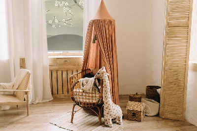 Rolgordijn voor het raam Vogels op een tak