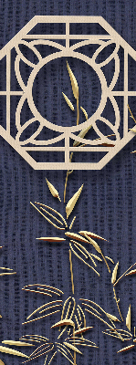 Rolgordijn verduisterend Het meer achter de bloemen