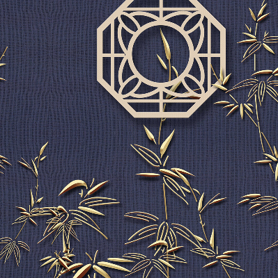 Rolgordijn verduisterend Het meer achter de bloemen