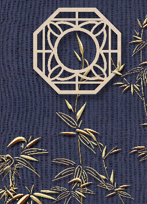 Rolgordijn verduisterend Het meer achter de bloemen