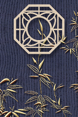 Rolgordijn verduisterend Het meer achter de bloemen