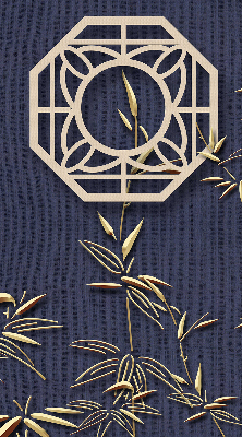 Rolgordijn verduisterend Het meer achter de bloemen