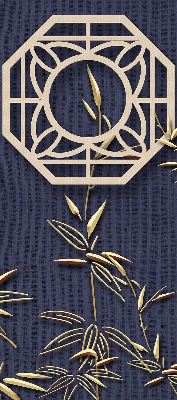 Rolgordijn verduisterend Het meer achter de bloemen