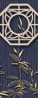 Rolgordijn verduisterend Het meer achter de bloemen