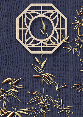 Rolgordijn verduisterend Het meer achter de bloemen