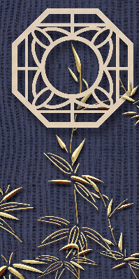 Rolgordijn verduisterend Het meer achter de bloemen