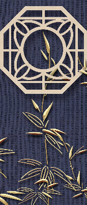 Rolgordijn verduisterend Het meer achter de bloemen