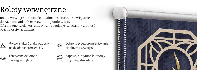 Rolgordijn verduisterend Het meer achter de bloemen