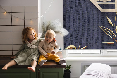 Rolgordijn verduisterend Het meer achter de bloemen