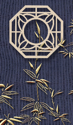 Rolgordijn verduisterend Het meer achter de bloemen