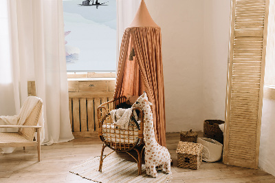 Rolgordijn voor het raam Een visser op een boot