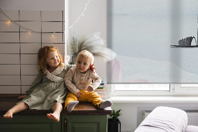 Rolgordijn voor het raam Een visser op een boot