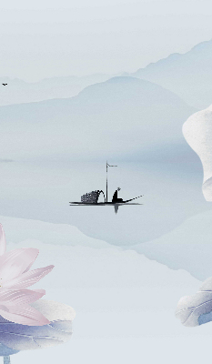 Rolgordijn voor het raam Een visser op een boot