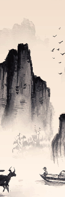 Rolgordijn voor het raam Rotsen