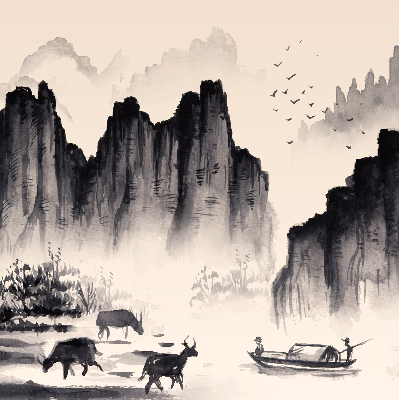 Rolgordijn voor het raam Rotsen