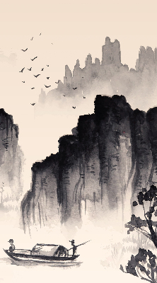 Rolgordijn voor het raam Rotsen