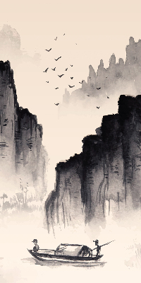 Rolgordijn voor het raam Rotsen