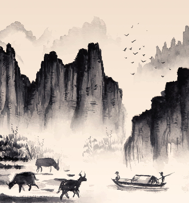 Rolgordijn voor het raam Rotsen