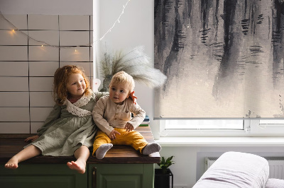 Rolgordijn voor het raam Rotsen