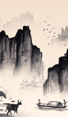 Rolgordijn voor het raam Rotsen