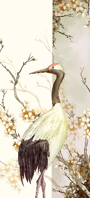 Rolgordijn verduisterend Een kraan in de struik