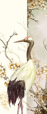 Rolgordijn verduisterend Een kraan in de struik