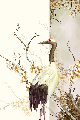 Rolgordijn verduisterend Een kraan in de struik