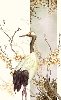 Rolgordijn verduisterend Een kraan in de struik