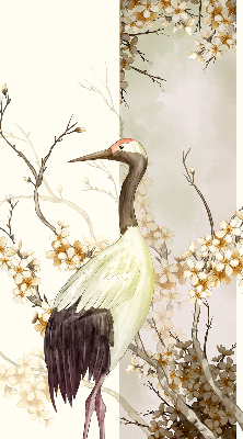 Rolgordijn verduisterend Een kraan in de struik