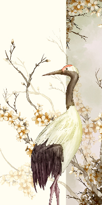 Rolgordijn verduisterend Een kraan in de struik