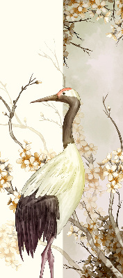 Rolgordijn verduisterend Een kraan in de struik