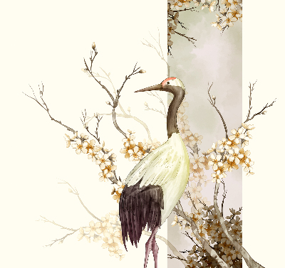 Rolgordijn verduisterend Een kraan in de struik