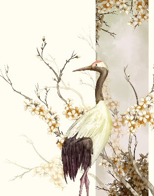 Rolgordijn verduisterend Een kraan in de struik